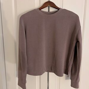 NWOT ATHLETA Seasoft Dusty Rose sweatshirt. Size S